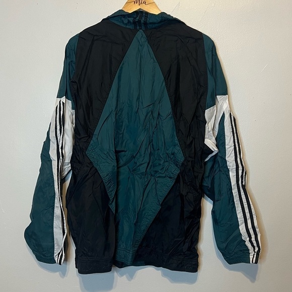 Vintage Adidas Track Jacket Full Zip Windbreaker XL - Picture 6 of 6